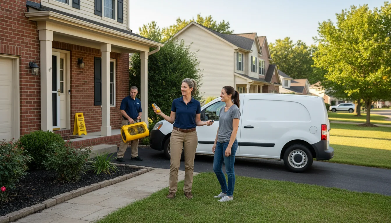 Water restoration image for Fire And Smoke Damage Restoration in Etoile, TX